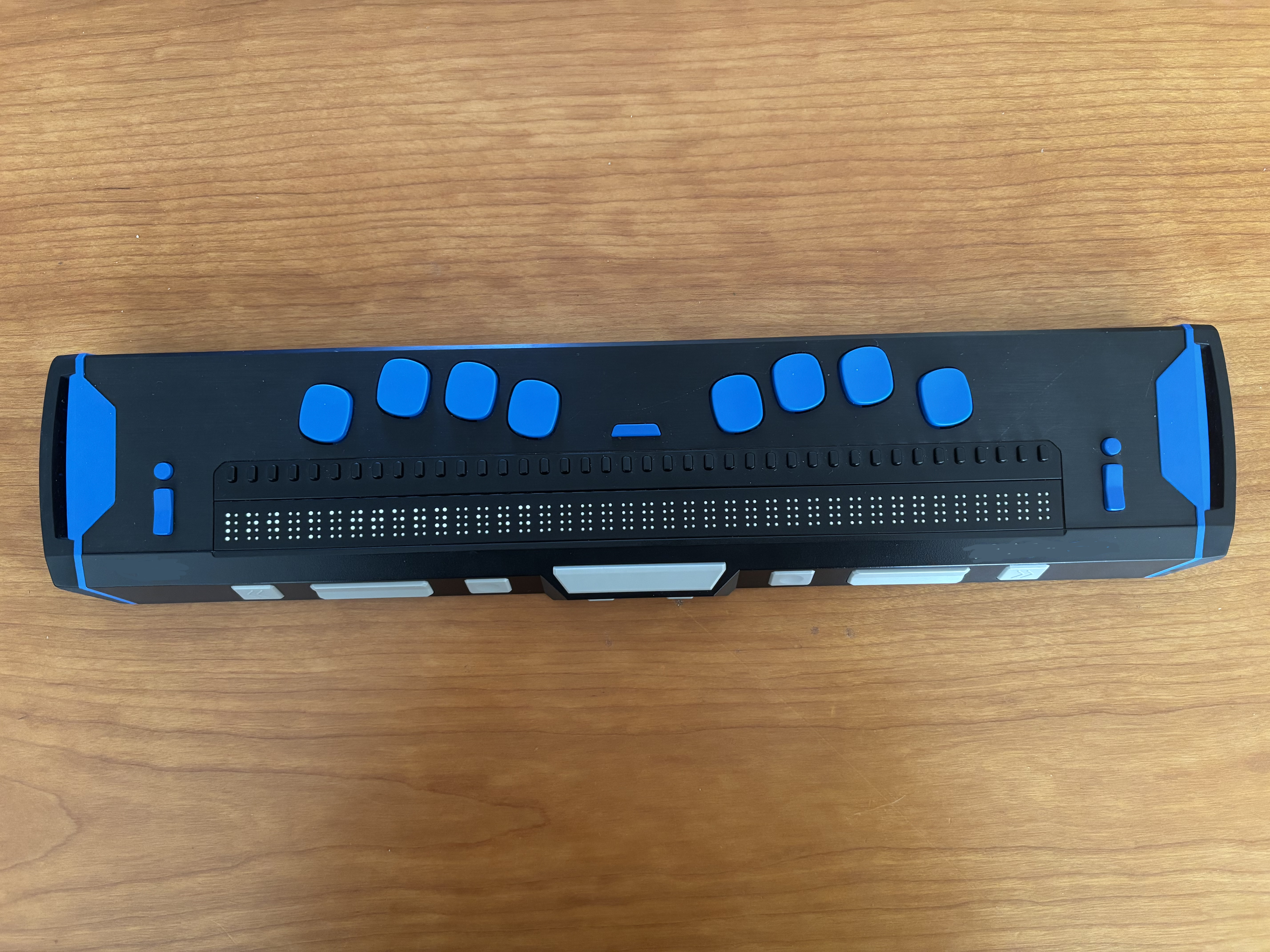 Foto einer Brailletastatur